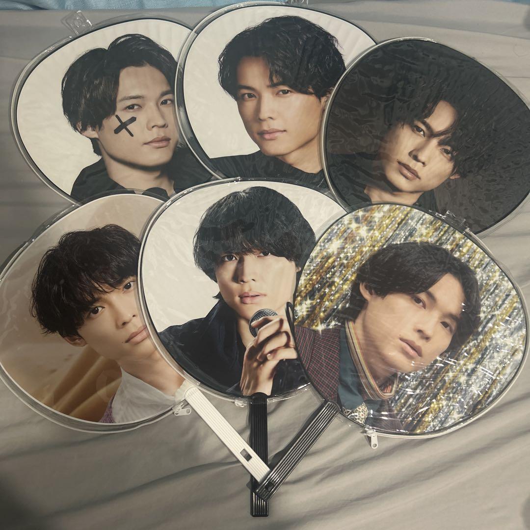SixTONES 松村北斗 歴代団扇 うちわ - アイドル安く 買う 方法