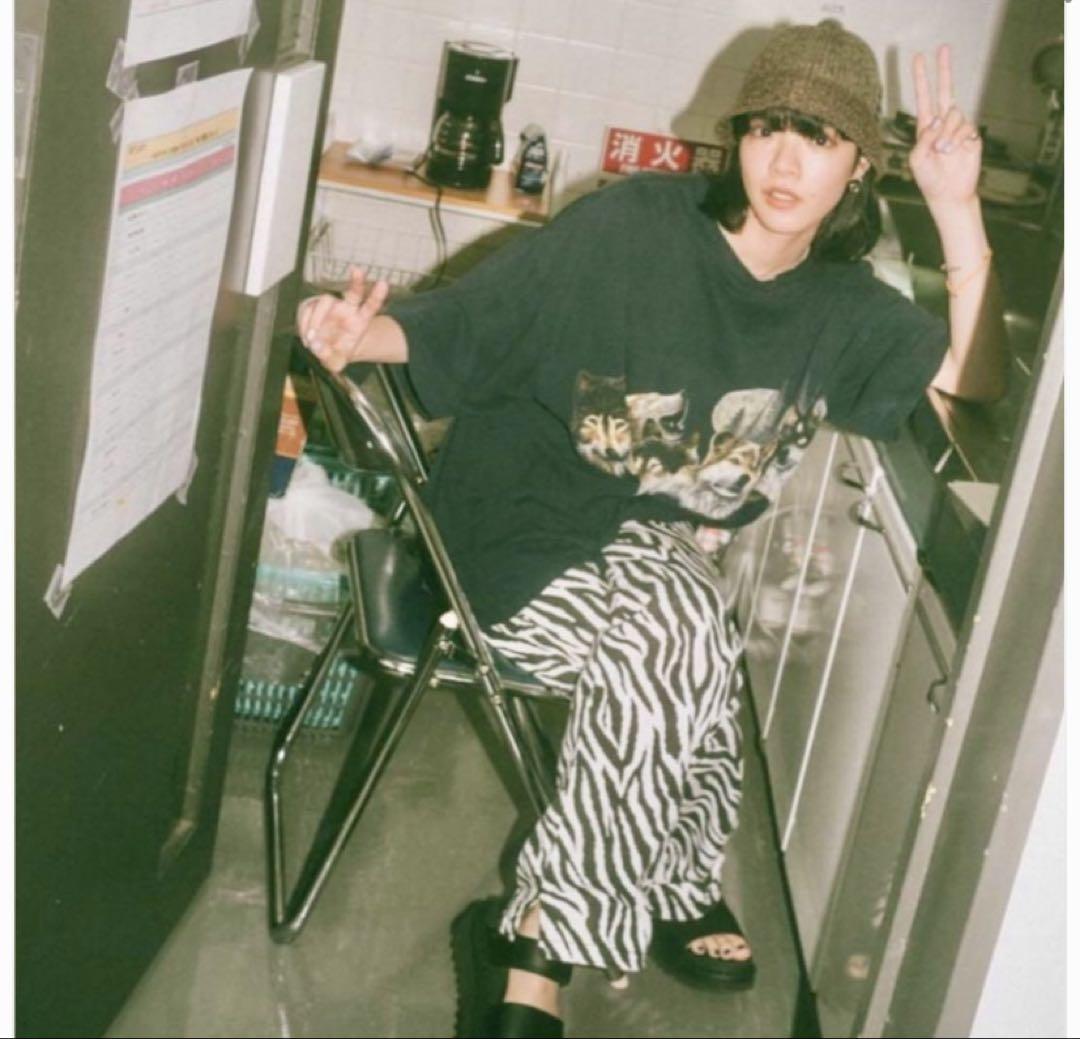 あいみょん着用】 90s USA製 オオカミ ヴィンテージ Tシャツ XL