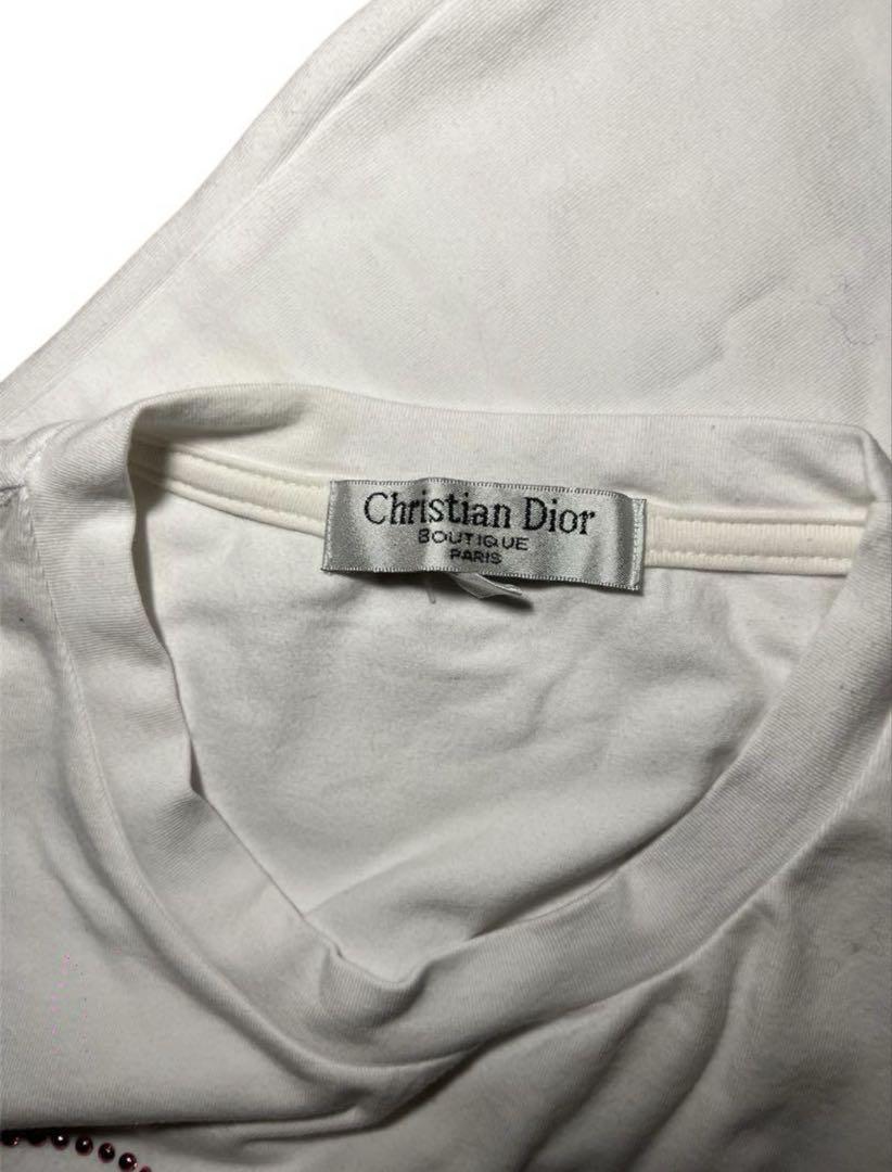 00s vintage Dior tシャツ ラインストーン y2k - メルカリ