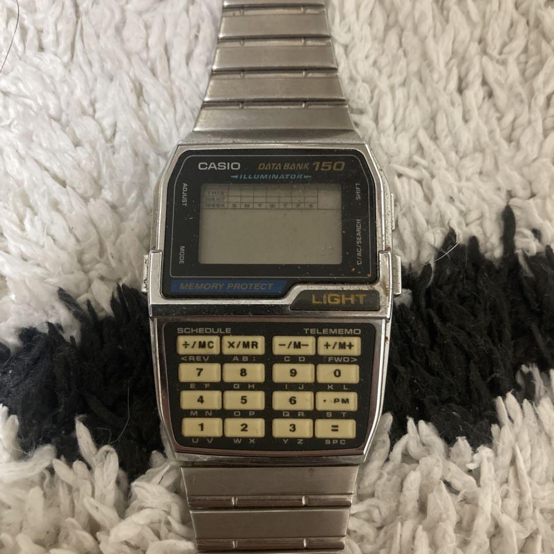 CASIO DATA BANK 150 デジタル腕時計 CASIO DATA BANK 150 デジタル腕時計