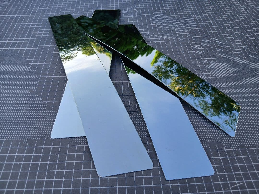 #1200の本物艶■ブラックメッキピラー エクストレイルT32 バイザー有用4P #1200の本物艶■ブラックメッキピラー エクストレイルT32 バイザー有用4P