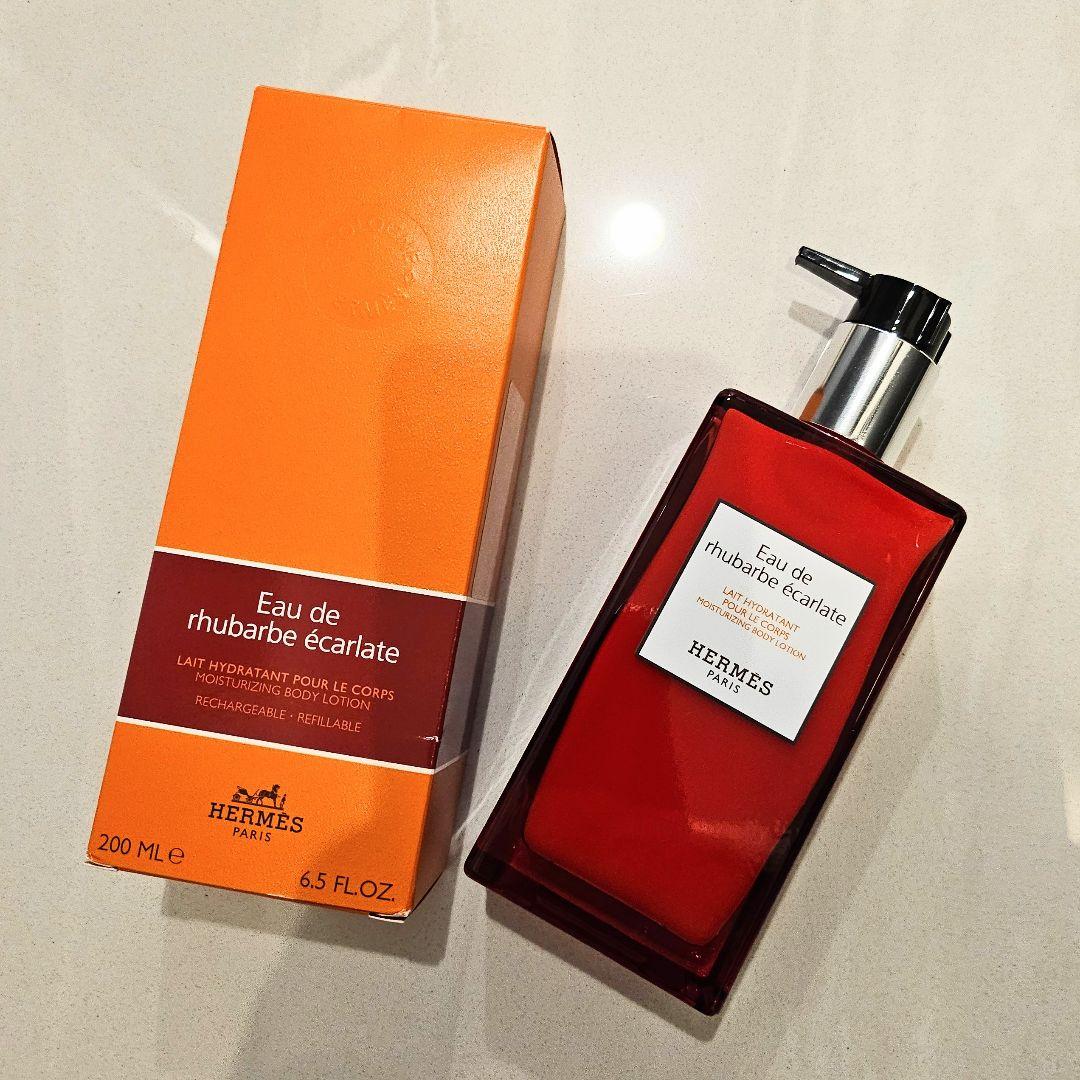 HERMES Eau de rhubarbe éclatée ボディローション Eau de rhubarbe éclatée ボディローション 200ML - メルカリ