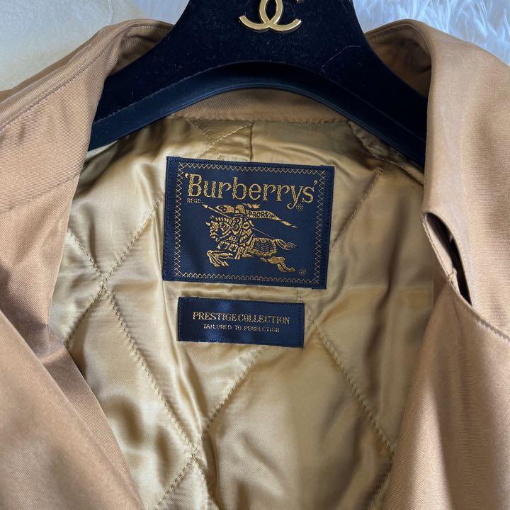 BURBERRYS プレステージコレクション シルク100% トレンチコート 絹 ...