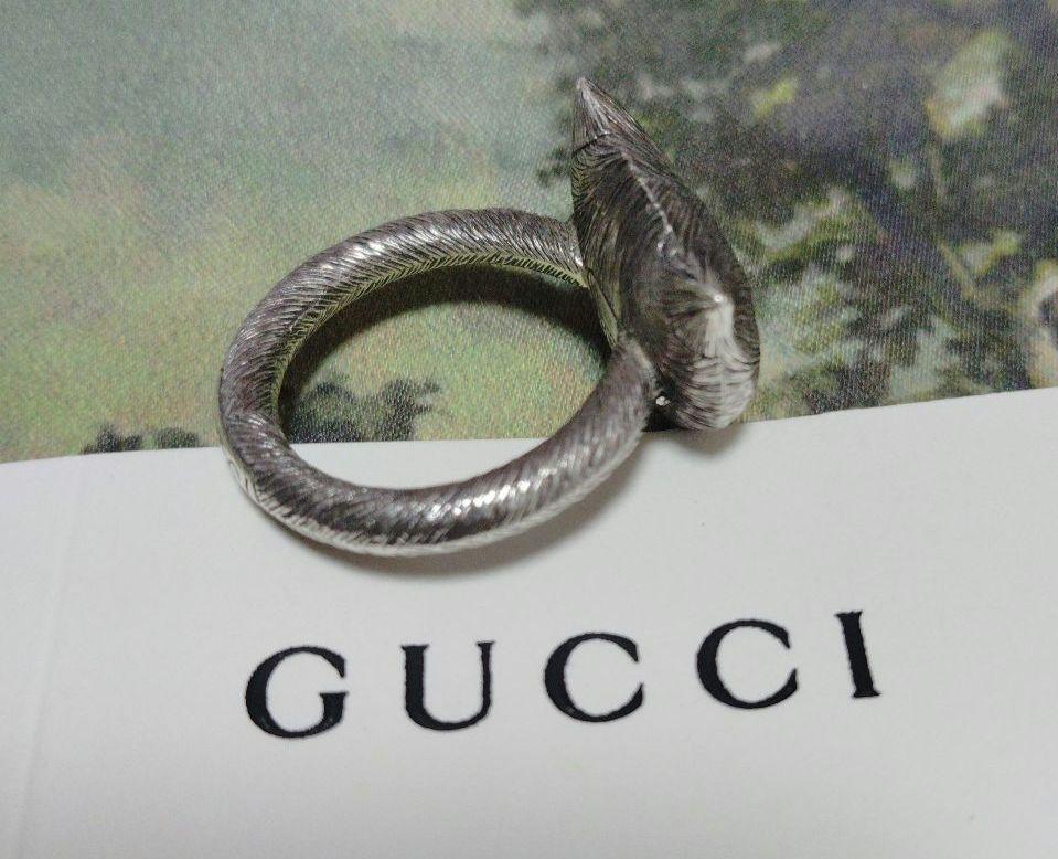 ★美品★GUCCIガーデン キャットヘッドリング ☆GUCCIサイズで17号☆