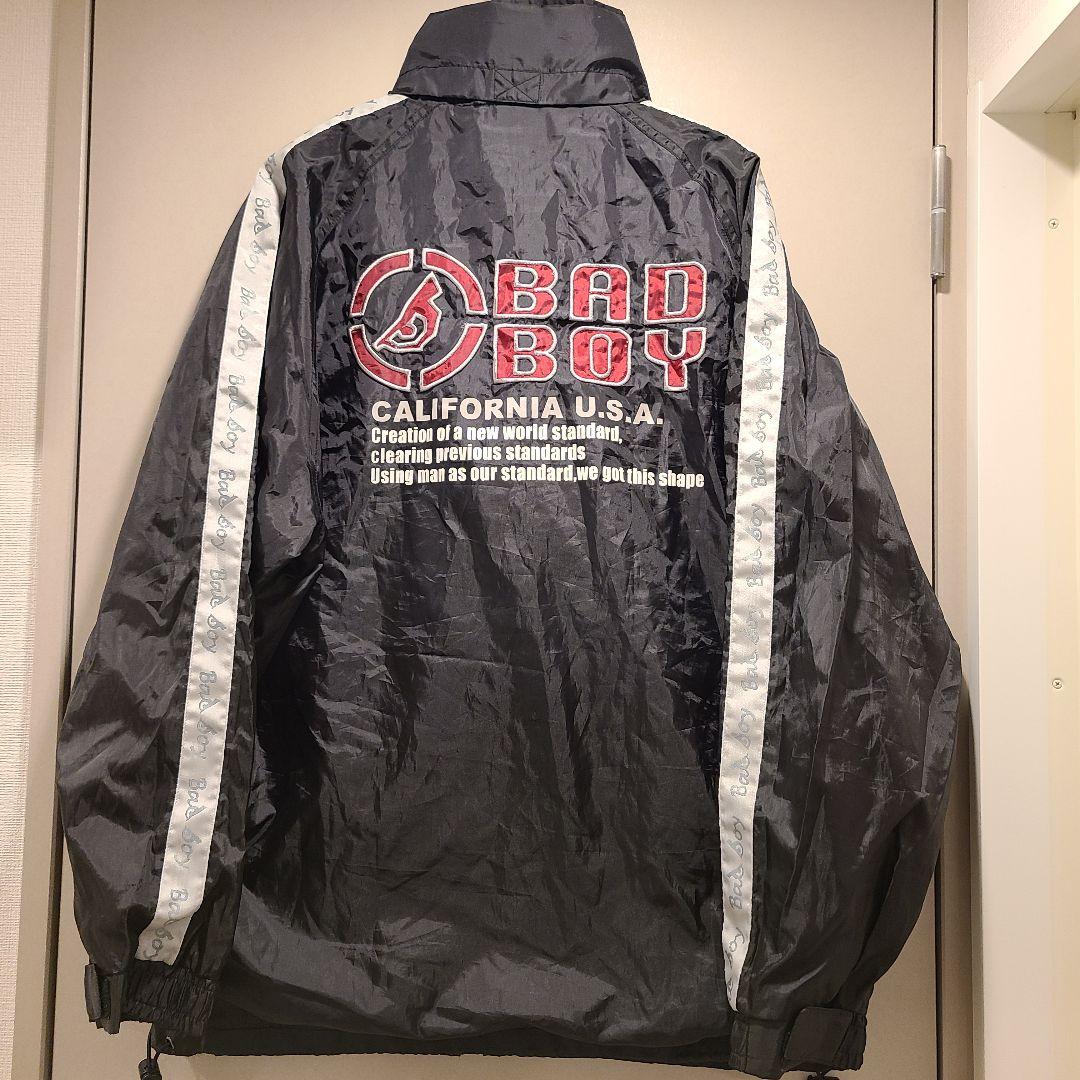 y2k ゆるダボ×BADBOY×ナイロンジャケットM BADBOY