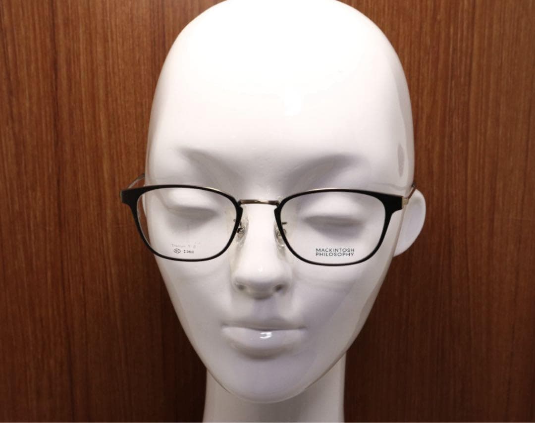 マッキントッシュ MACKINTOSH ブラック メガネフレーム 新品