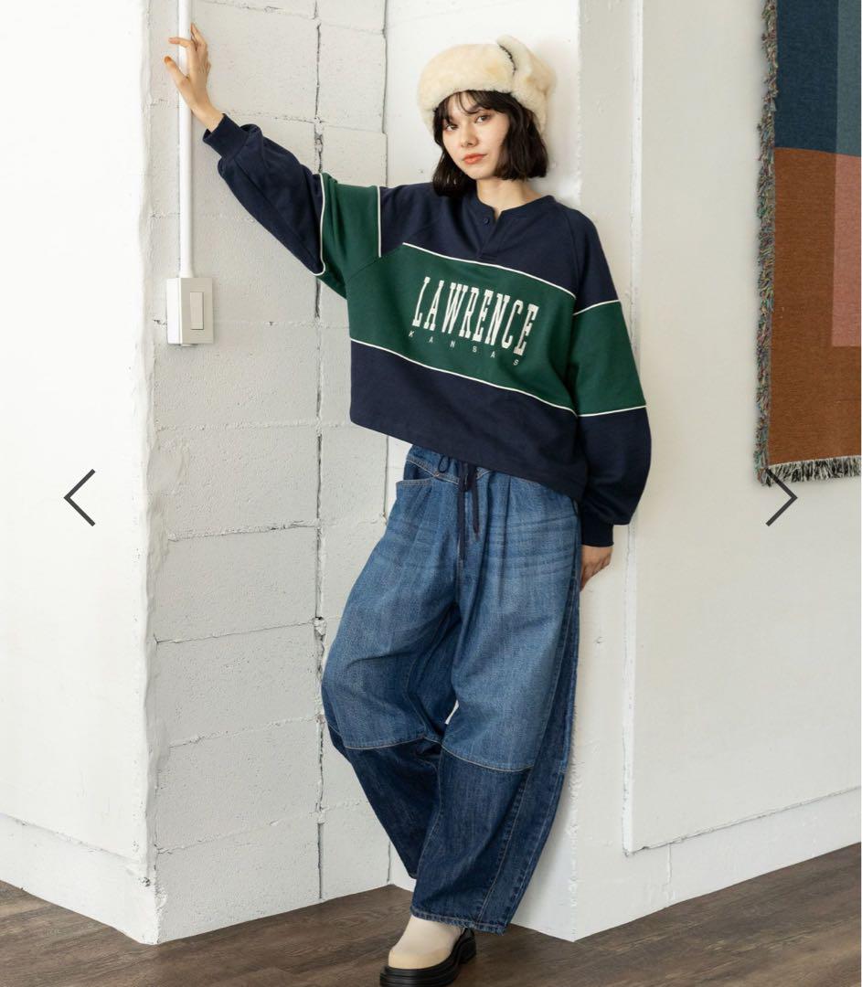 ⚠️ゆっこ様⚠️[NKJ 2024AW] EASY BARREL DENIM 5,500円