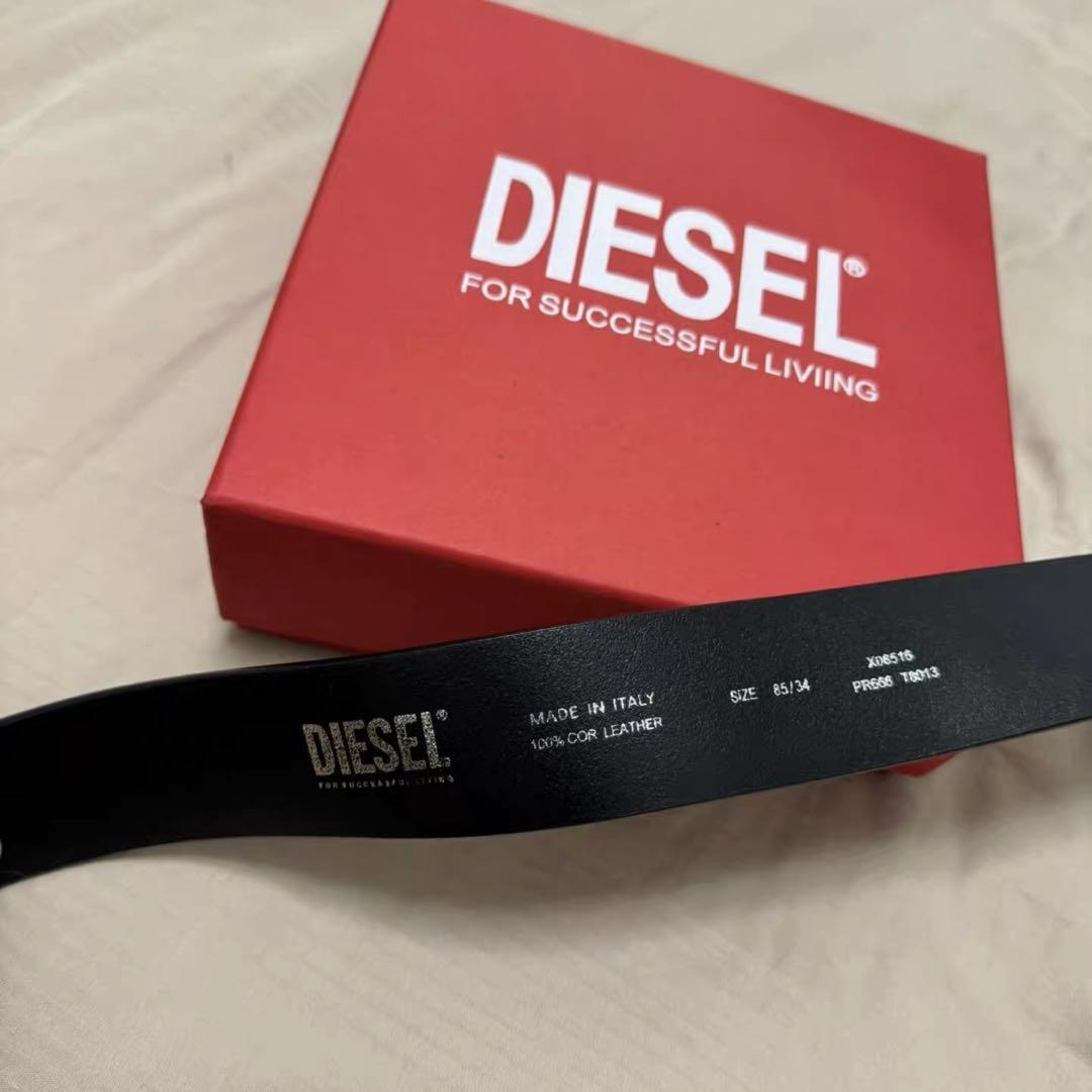DIESEL Black ベルト 85CM - メルカリ