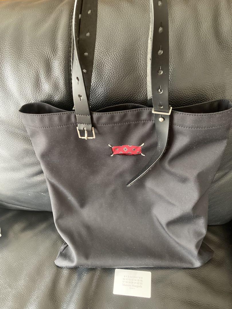 新品　Maison Margiela ブラック　キャンバス トートバッグ