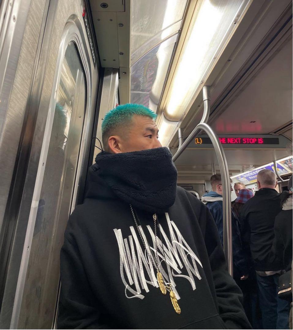 Supreme Tag Hooded Sweatshirt anarchy着用S・SUPREME