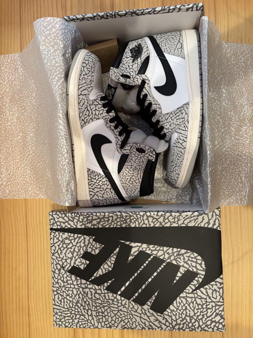 Nike Air Jordan 1 ホワイトセメント 28cm 美品