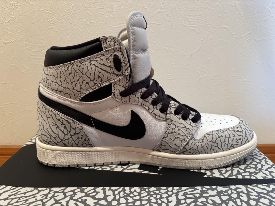Nike Air Jordan 1 ホワイトセメント 28cm 美品