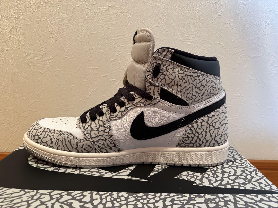 Nike Air Jordan 1 ホワイトセメント 28cm 美品