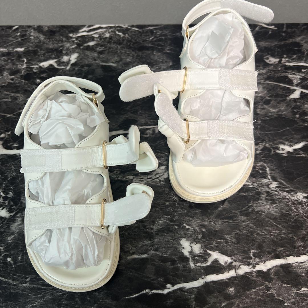 kate spade new york kidsダブルボウサンダル20センチ kate spade new york kidsダブルボウサンダル18センチ - メルカリ