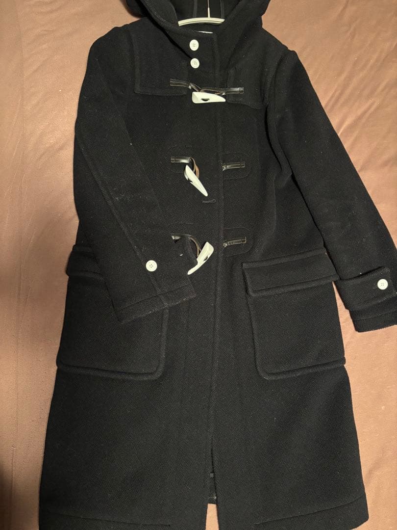 HYKE ダッフルコート ブラック サイズ2M HYKE