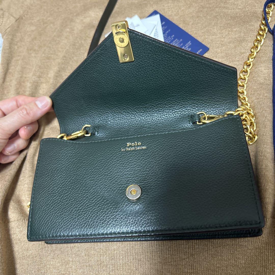 Polo ID ポロ ラルフローレン　チェーン　ウォレット　バッグ　お洒落