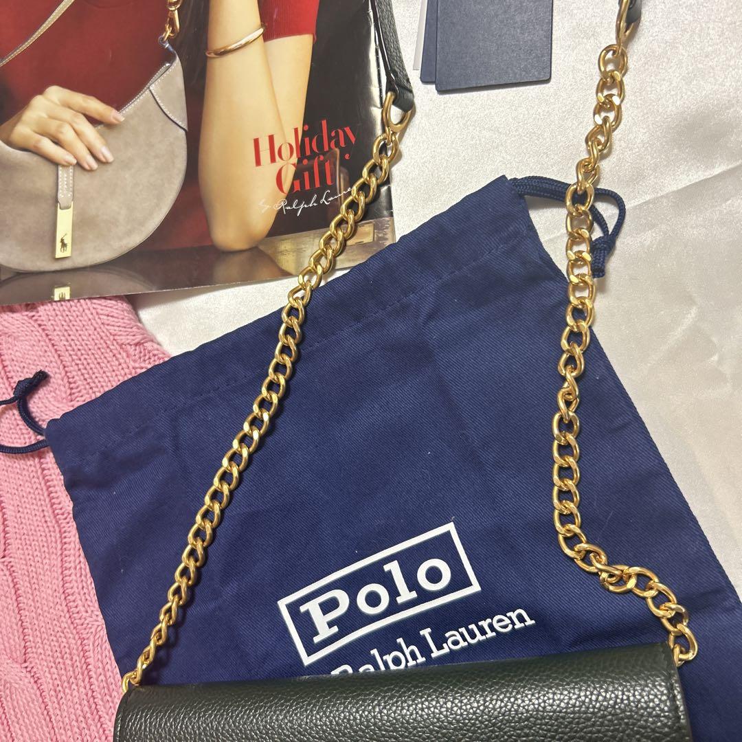 Polo ID ポロ ラルフローレン　チェーン　ウォレット　バッグ　お洒落