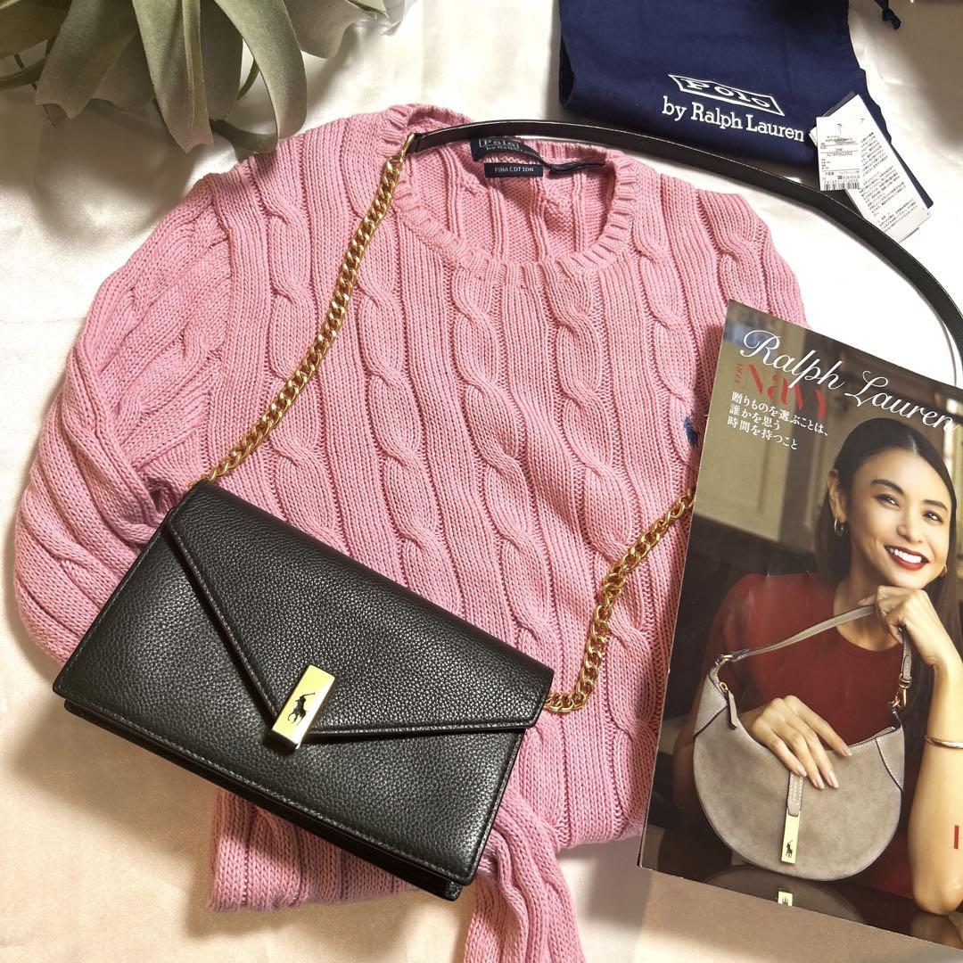 Polo ID ポロ ラルフローレン　チェーン　ウォレット　バッグ　お洒落