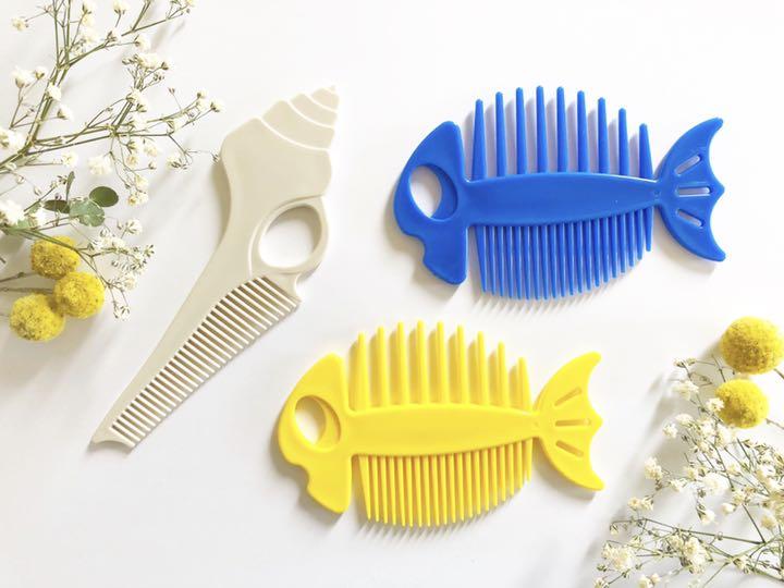 【オモチャ感覚でオシャレを楽しむ♬】1歳からのキュートなクシ
