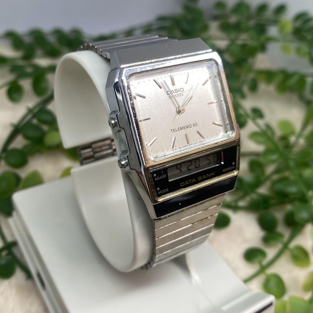 ①　レア　CASIO　ヴィンテージ　カシオ　AB-100　データバンク