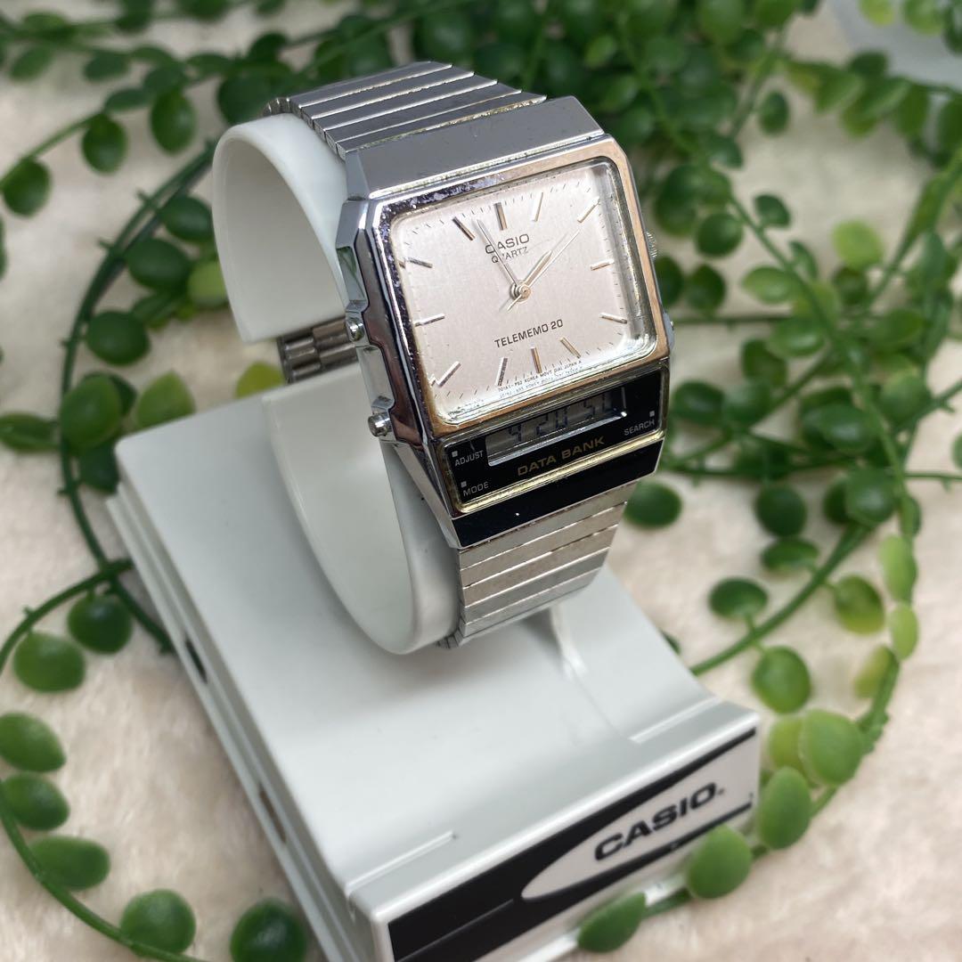 ①　レア　CASIO　ヴィンテージ　カシオ　AB-100　データバンク