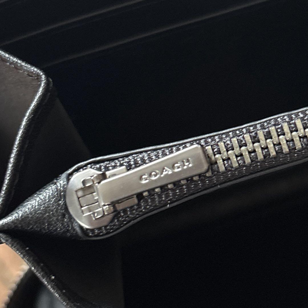 【新品】COACH バスキアFAMOUS 長財布 ブラック