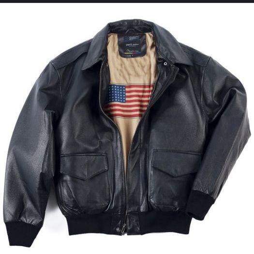 レザー　ジャケット　ブラック　US 米軍　空軍　新品　ジャンパー
