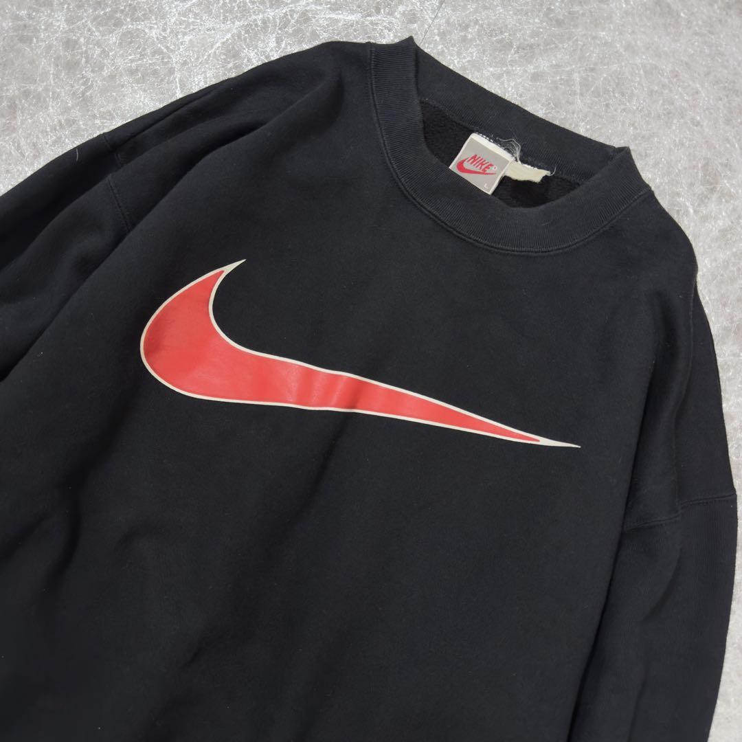 状態◎ 90s old Nike ヴィンテージスウェット ノームコア 黒 L