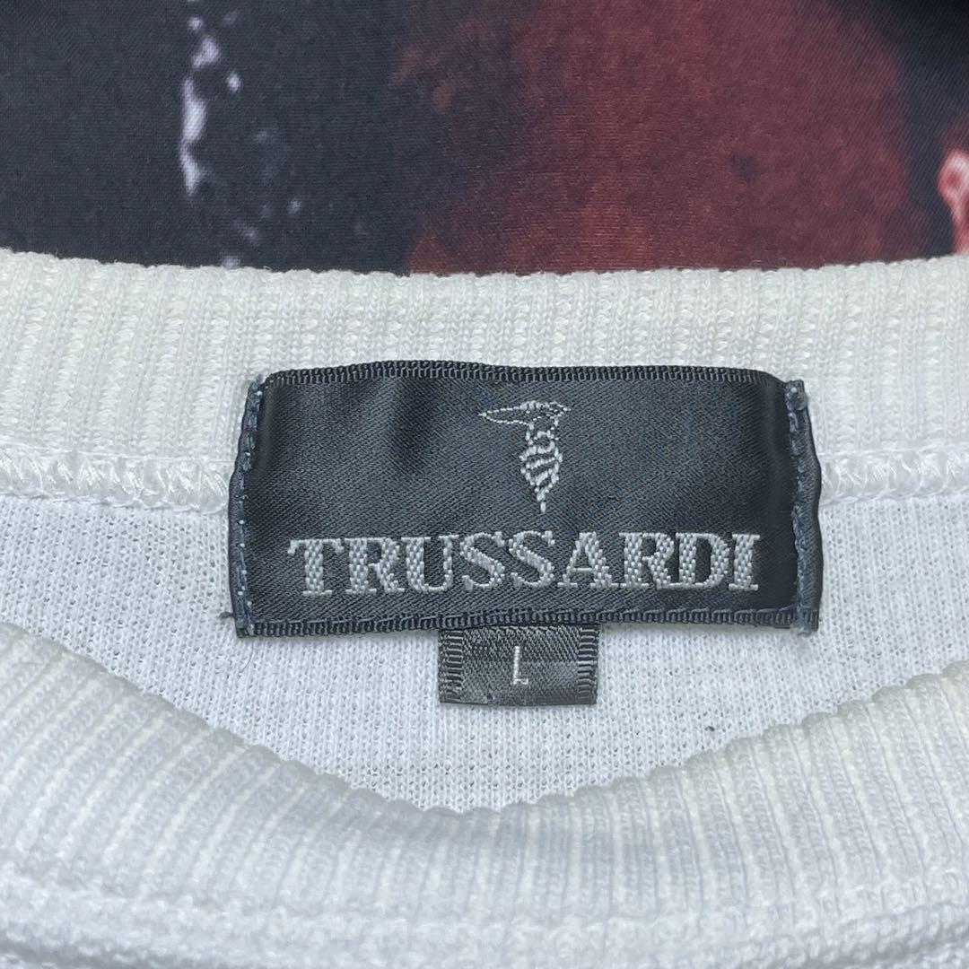 【正規取扱店】 TRUSSARDI トラサルディ メルカリ - L size スウェットトレーナー トップス
