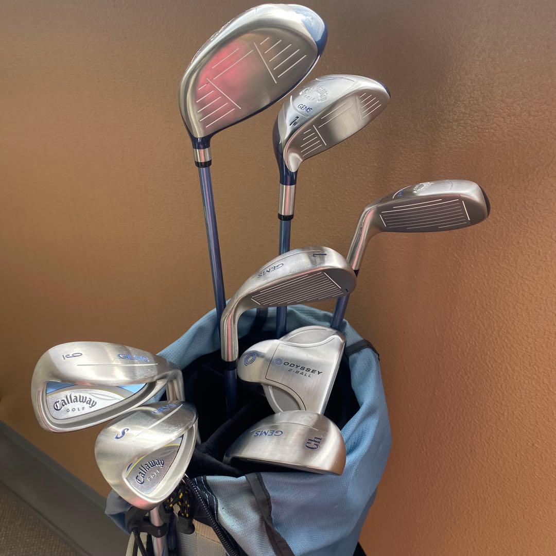 Callaway GEMS ゴルフクラブ 8本セット Callaway GEMS ゴルフクラブ 8本セット