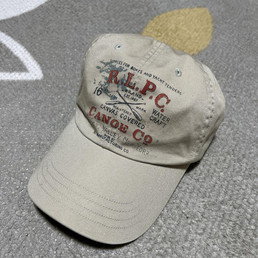 美品 キャップ ポロ ラルフローレン canoe co R.L.P.C.