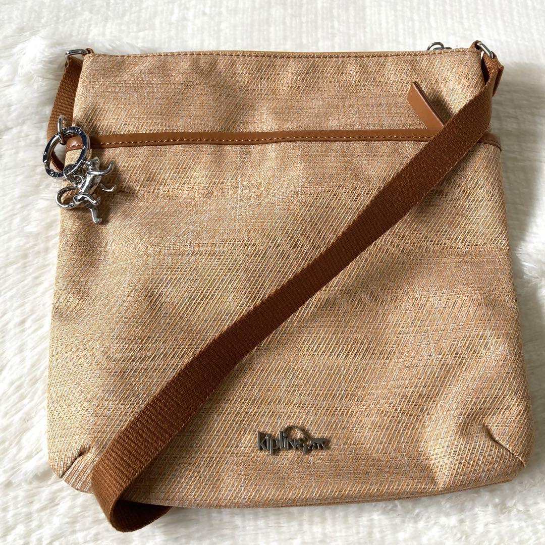 ✨極美品✨Kipling キプリング　ショルダーバッグ　モンキーメタルチャーム