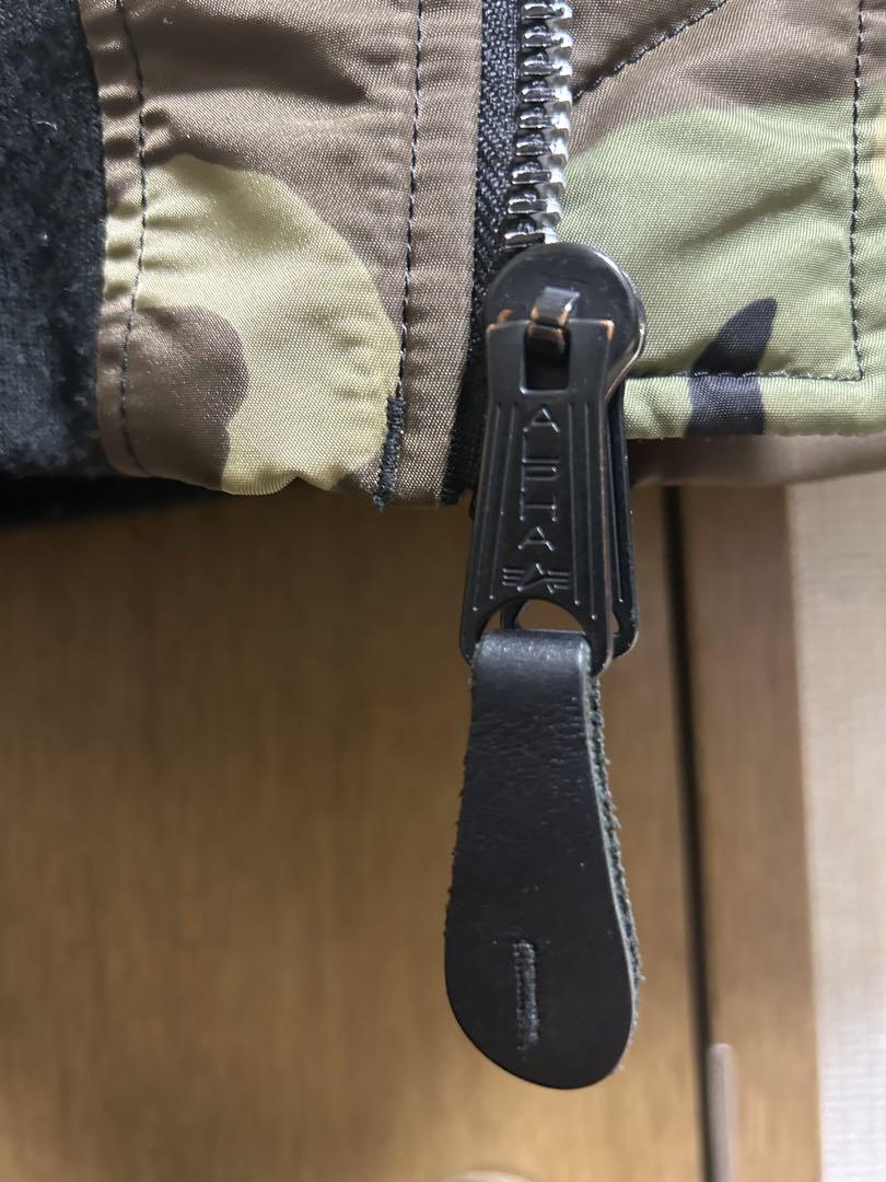 ALPHA INDUSTRIES MA-1 カモフラ カーキ Lサイズ