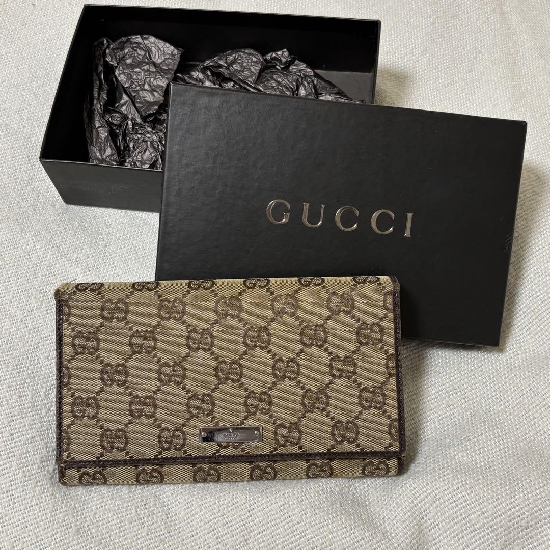 GUCCI GGパターン 三つ折り財布
