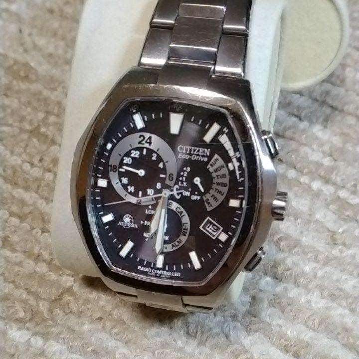 CITIZEN　エコドライブ　ATTESAアテッサ　E600モデル
