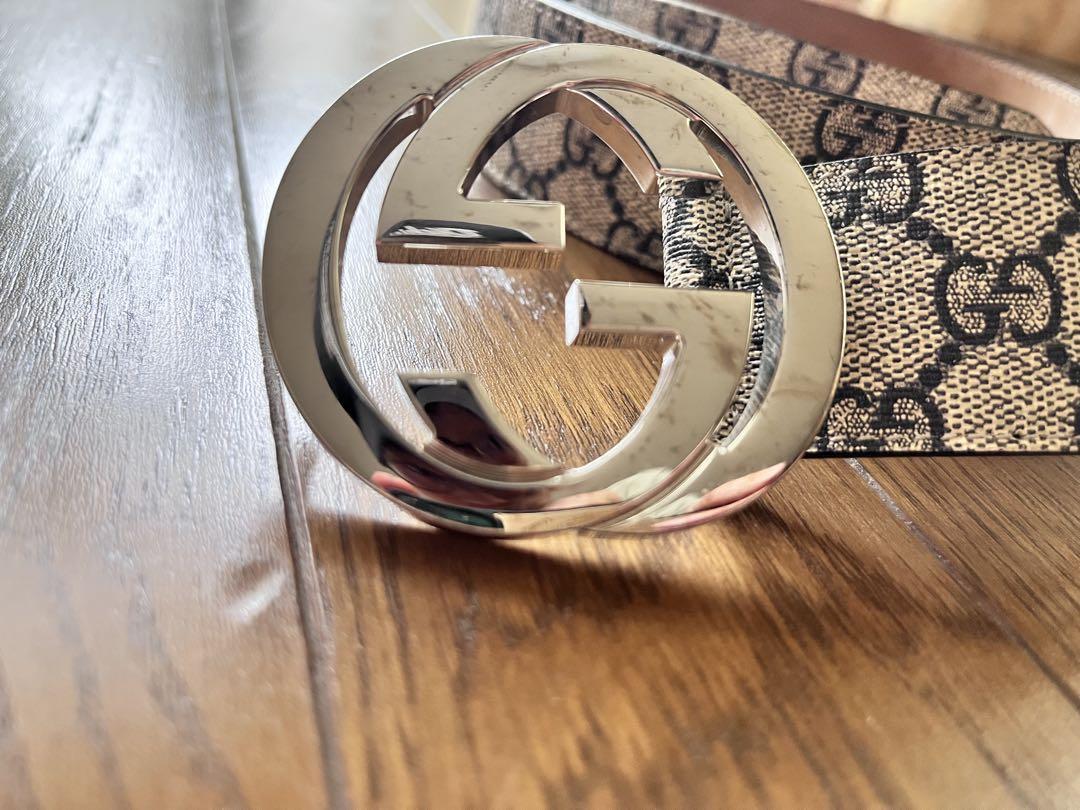 値引きする Gucci GGパターン ベルト シルバーバックル - メルカリ 小物