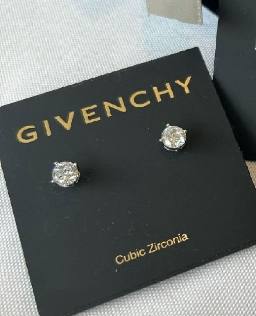 【GIVENCHY】キュービックジルコニア ピアス（片耳）