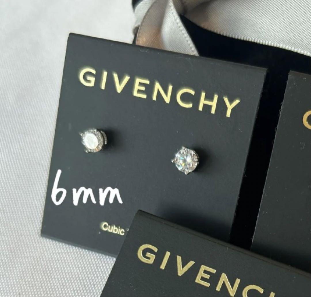 【GIVENCHY】キュービックジルコニア ピアス（片耳）