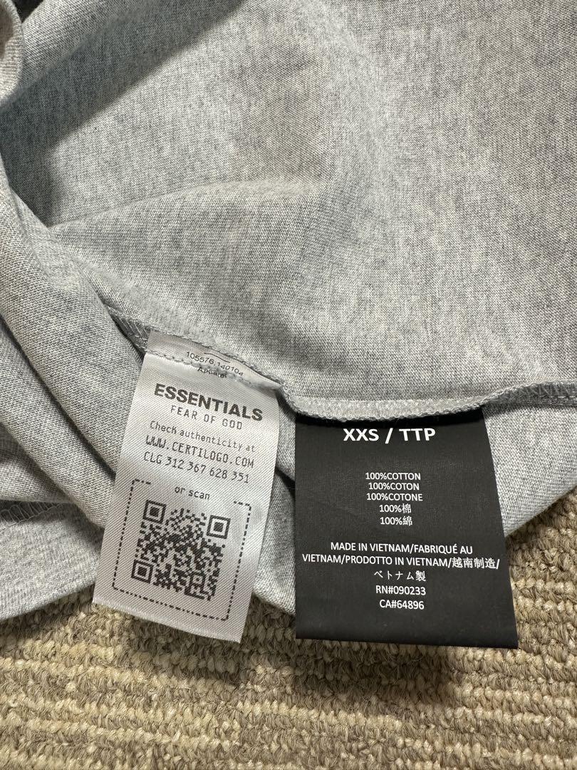 FEAR OF GOD ESSENTIALS ジャージクルーネックTシャツ