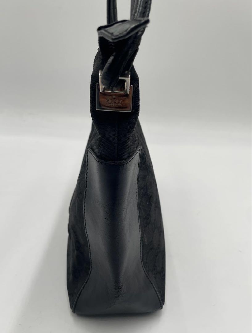 GUCCI/グッチ】ハンドバッグ キャンバス レザー ブラック