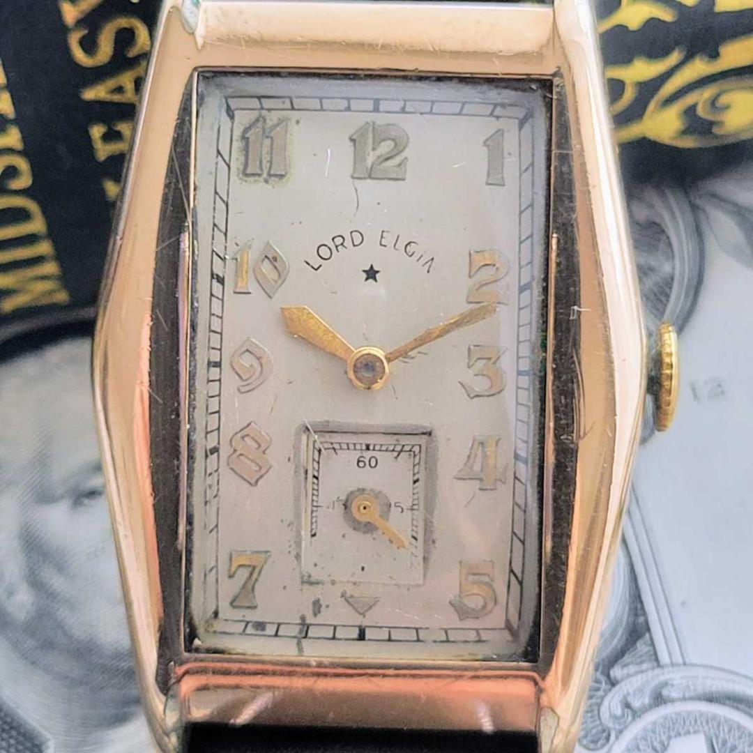 【貴重】ロードエルジン/LORD ELGIN/アンティーク/手巻/メンズ腕時計