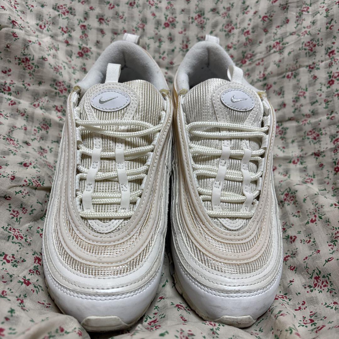NIKE ナイキ エアマックス97 23.5 ホワイト系 - メルカリ