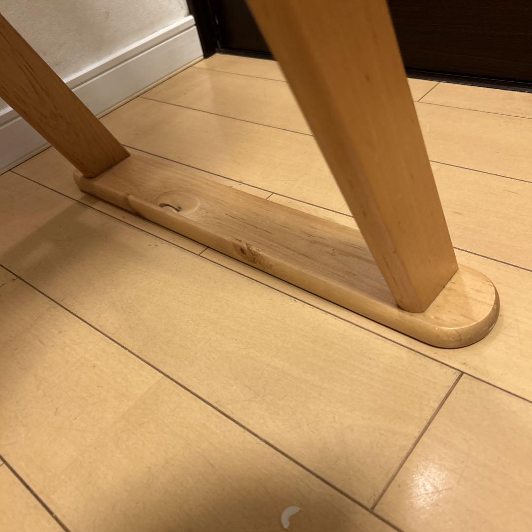 【美品✨】澤田木工所 天然木 折りたたみ式 ハイチェア キッズ ベビー