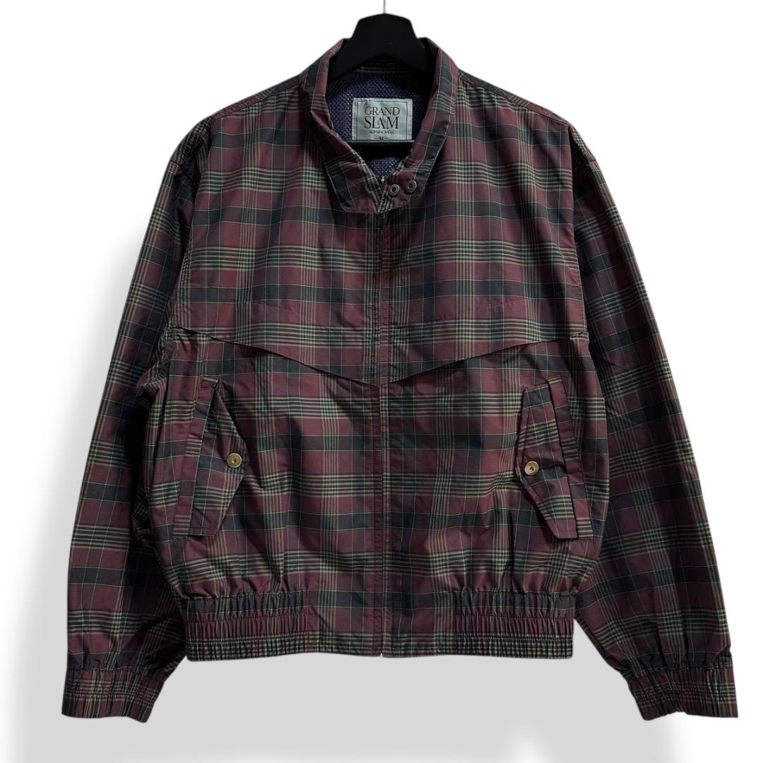 貴重【GRANDSLAM】90s VINTAGE チェック ショートブルゾンJK