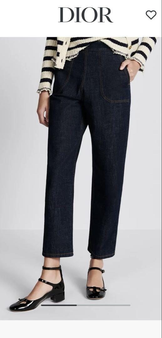 【美シルエットで魅せる】DIOR ディオール デニム ワイドパンツ Dioor Denim Wide Leg Pants ***NEW COLORS! LG FITS PLUS! READ