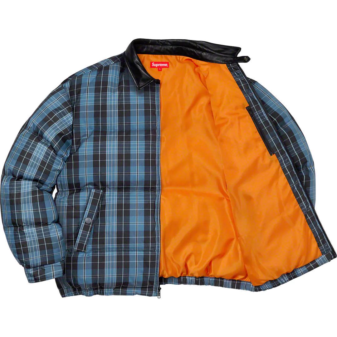ジャケット・アウター Leather Collar Puffy Jacket 2019fw 19aw