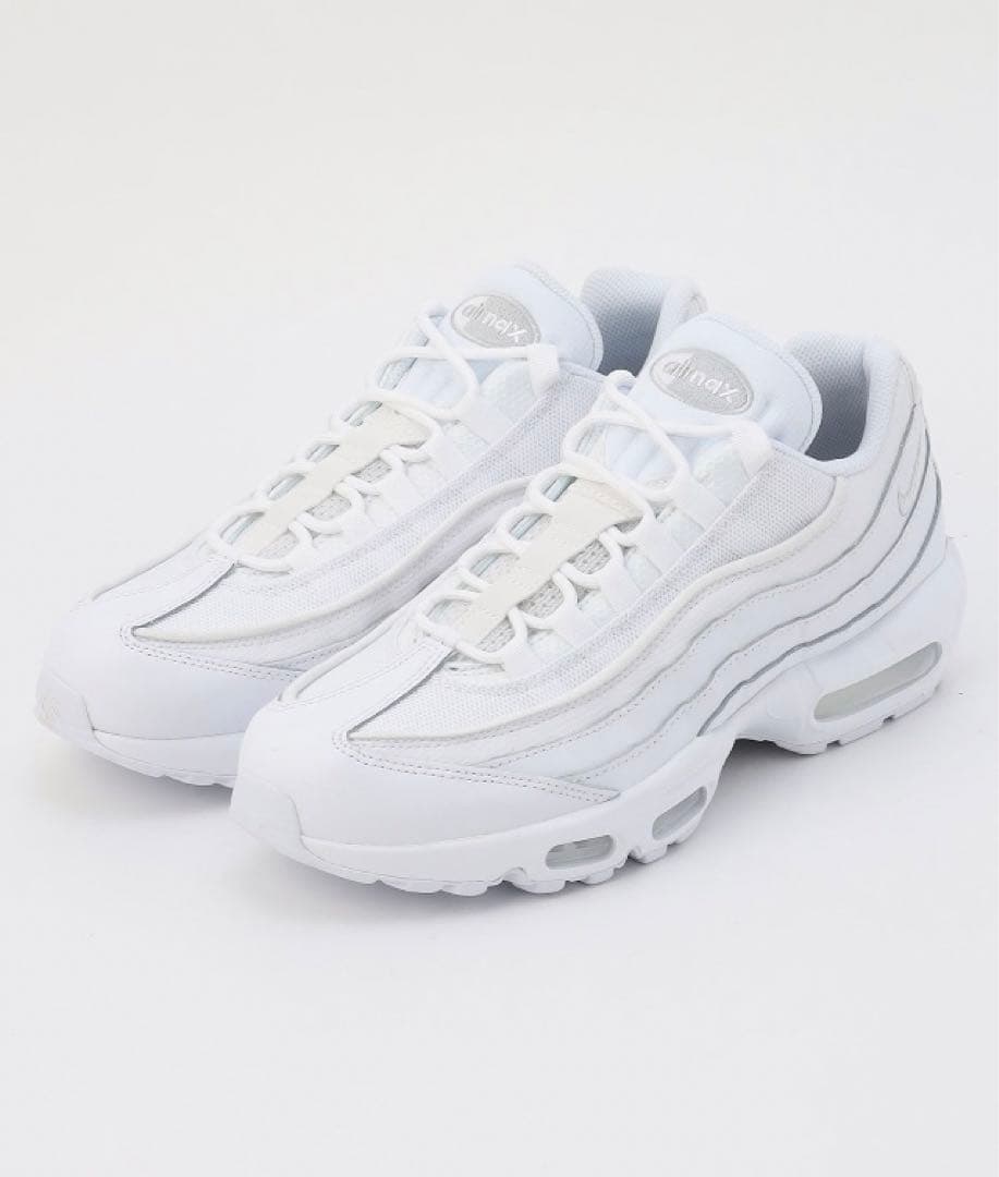 大人気の エアマックス 95 エッセンシャル ホワイト 27.5 スニーカー