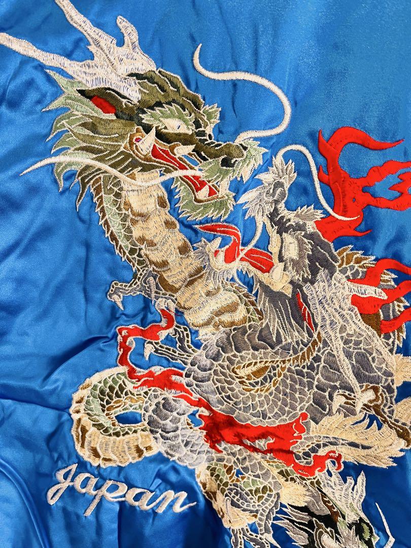 ブランド一覧 | ワールド オンラインストア ドラゴン刺繍 日本製 青 スカジャン ジャケット・アウター