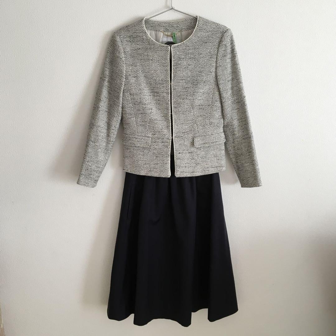 美品　グリーンレーベルリラクシング フォーマル上下セット green label relaxing グリーンレーベルリラクシング サマー