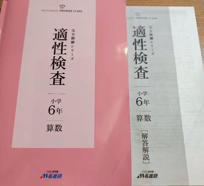 名進研 完全制覇シリーズ適性検査 小学6年 教材 - メルカリ